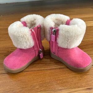 UGG Pink and Cream Infant Boots- BRAND NEW NEVER WORN !